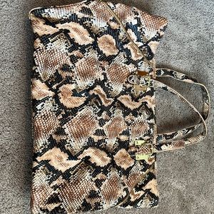 Steve Madden snake print bag